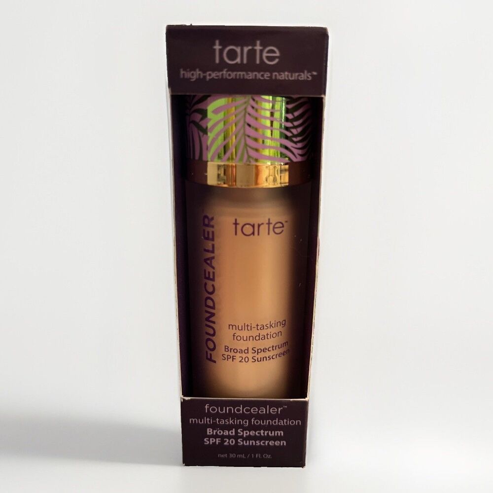 NIB Tarte Foundcealer Multi-tasking Foundation 22s Light Sand 1oz SPF 20 12hr